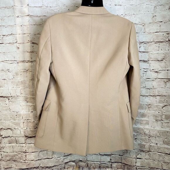 Vintage Levi’s Action Suit Jacket Sport Coat 2Button Tan Cream SEE MEASUREMENTS - Picture 5 of 6